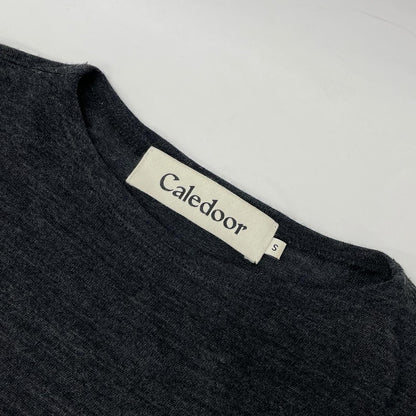 Caledoor カレドアー チャコール Merino Wool T-Shirt トップス