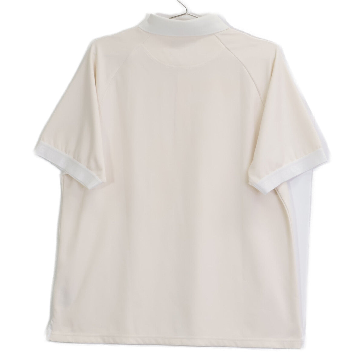 BRIEFING BRG241M18 Ivory CE MS LOGO TAPE POLO RELAXED FIT Top