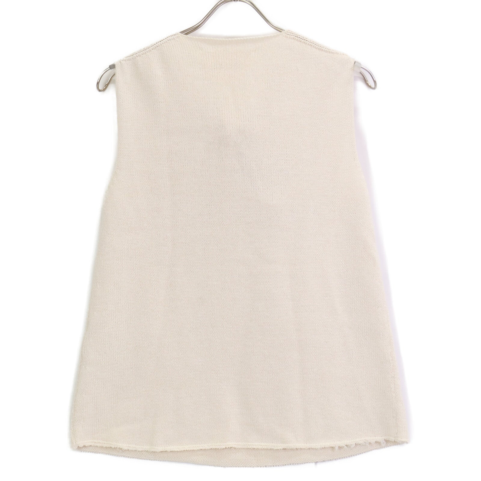 JIL SANDER 极简桑德 JSWS751308 白色 针织 无袖T恤 上衣
