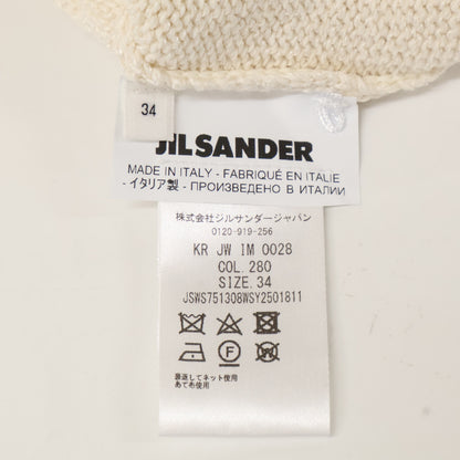 JIL SANDER 极简桑德 JSWS751308 白色 针织 无袖T恤 上衣
