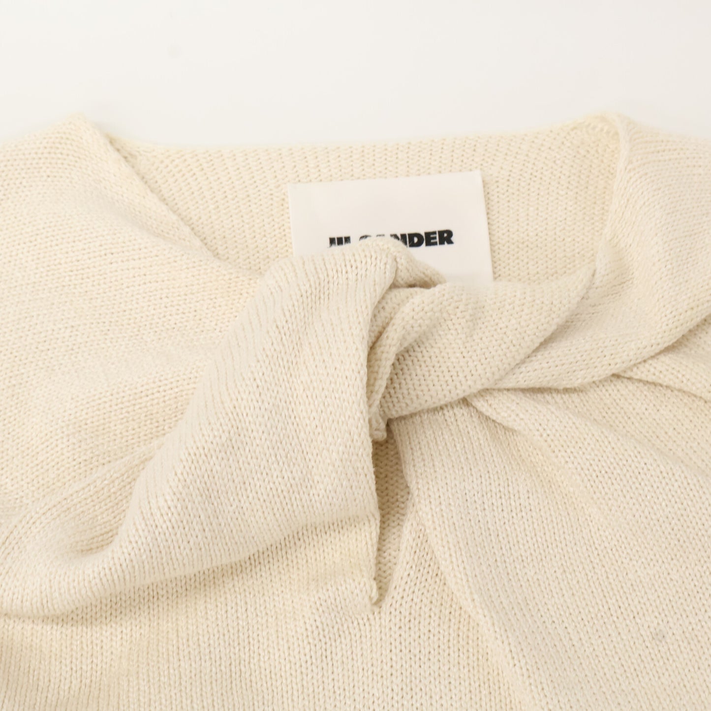 JIL SANDER 极简桑德 JSWS751308 白色 针织 无袖T恤 上衣
