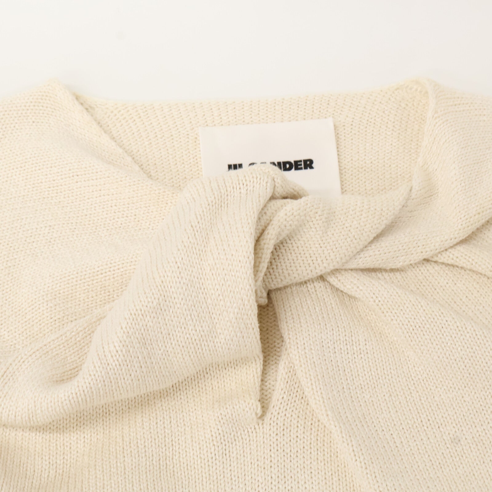 JIL SANDER 极简桑德 JSWS751308 白色 针织 无袖T恤 上衣