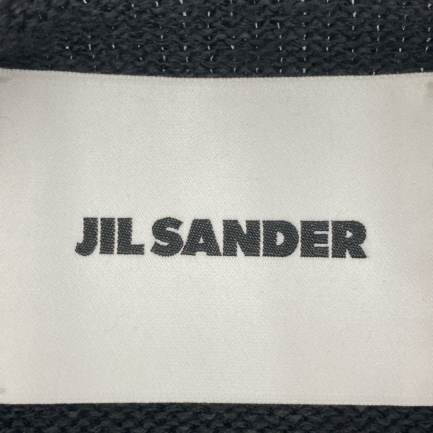 JIL SANDER JSWS751308 Black Knit Sleeveless Top