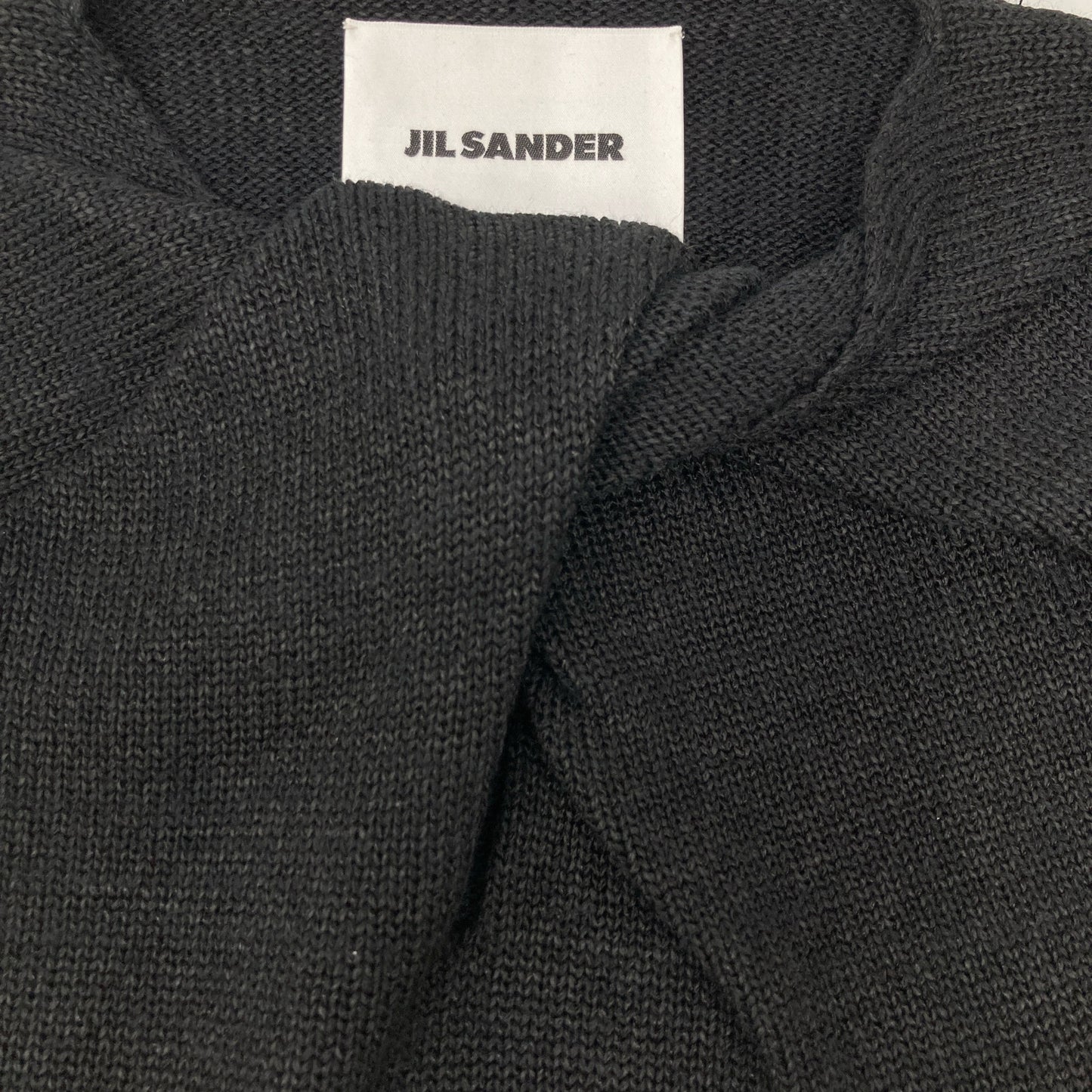 JIL SANDER JSWS751308 Black Knit Sleeveless Top
