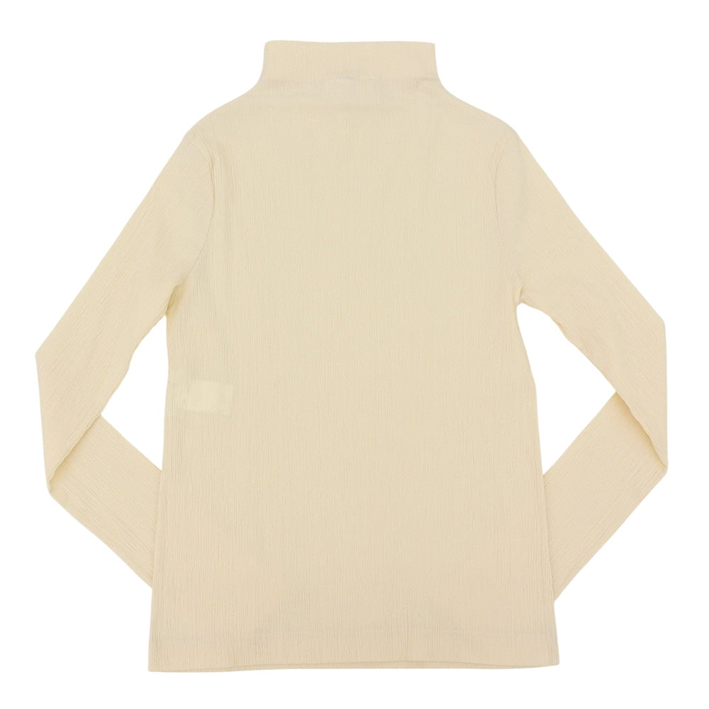 JIL SANDER High-Neck Cut-and-Sew Top Women's Ivory 34 JSPU707057 Tops