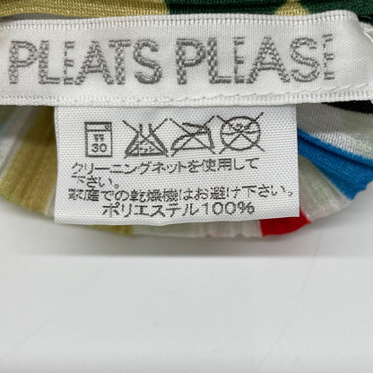 PLEATS PLEASE PP22-JK792 Multicolor Sleeveless Top
