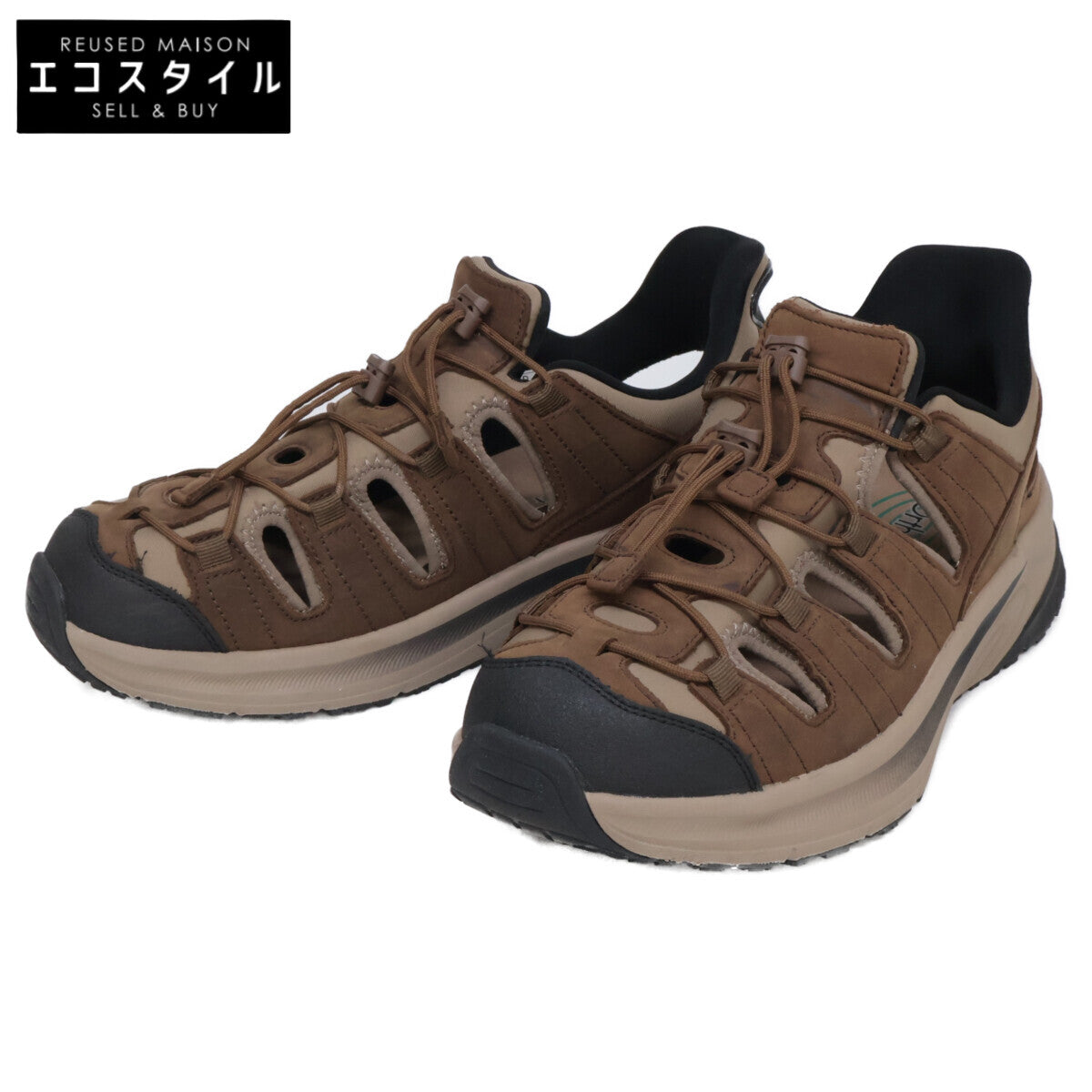 Orthofeet [Excellent Condition] 11051 SATURN Medium/Brown Natural Leather Textile/Shoes