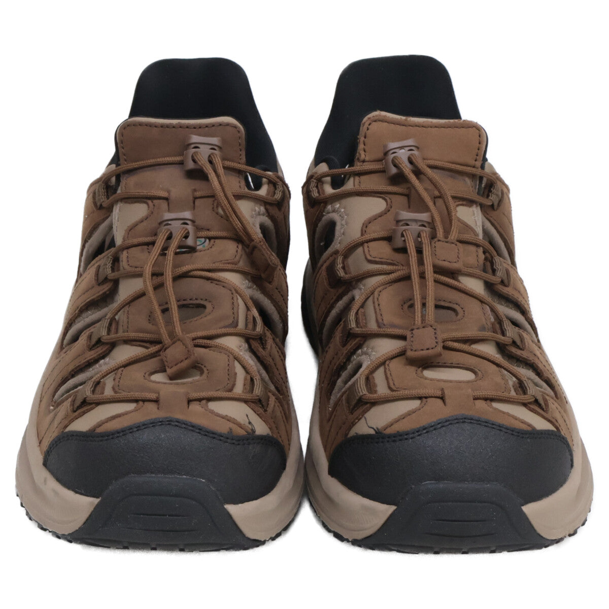 Orthofeet [Excellent Condition] 11051 SATURN Medium/Brown Natural Leather Textile/Shoes