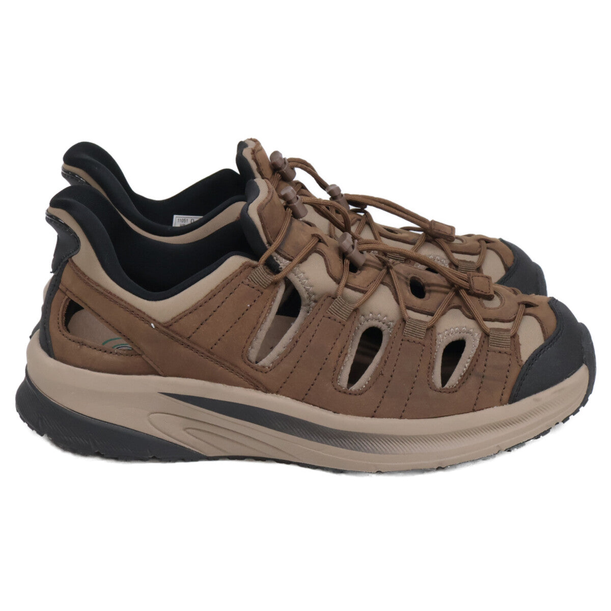 Orthofeet [Excellent Condition] 11051 SATURN Medium/Brown Natural Leather Textile/Shoes