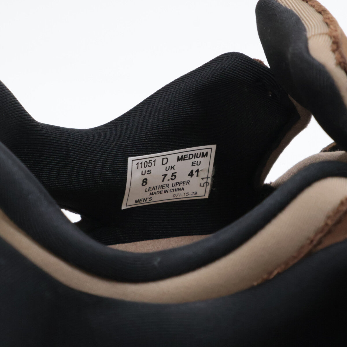 Orthofeet [Excellent Condition] 11051 SATURN Medium/Brown Natural Leather Textile/Shoes