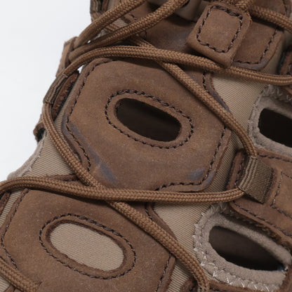 Orthofeet [Excellent Condition] 11051 SATURN Medium/Brown Natural Leather Textile/Shoes