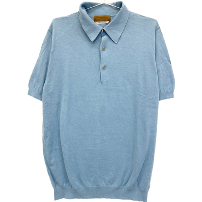 TOMORROWLAND 【Beautiful Condition】61-02-22-02011 Silk Cotton Knit Polo Shirt / Top