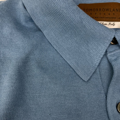 TOMORROWLAND 【Beautiful Condition】61-02-22-02011 Silk Cotton Knit Polo Shirt / Top