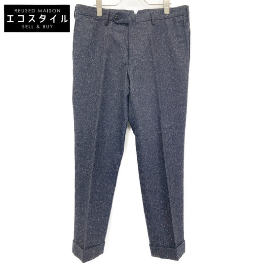 TOMORROWLAND PILGRIM [Excellent Condition] 61-24-25-04003 MARZOTTO Fabric Stretch Homespun No-Pleat Slim Slacks/Bottoms 48 Men's