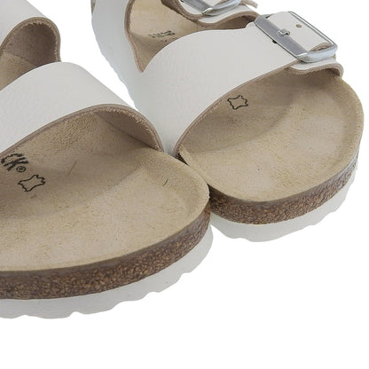 BIRKENSTOCK 勃肯鞋 全新同款 亚利桑那BS 皮革凉鞋 EVA 常规款 男士 白色 39 码