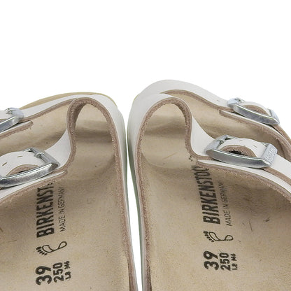 BIRKENSTOCK 勃肯鞋 全新同款 亚利桑那BS 皮革凉鞋 EVA 常规款 男士 白色 39 码