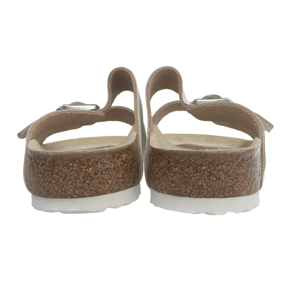 BIRKENSTOCK 勃肯鞋 全新同款 亚利桑那BS 皮革凉鞋 EVA 常规款 男士 白色 39 码