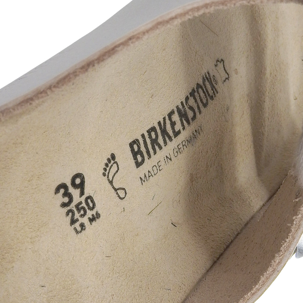 BIRKENSTOCK 勃肯鞋 全新同款 亚利桑那BS 皮革凉鞋 EVA 常规款 男士 白色 39 码