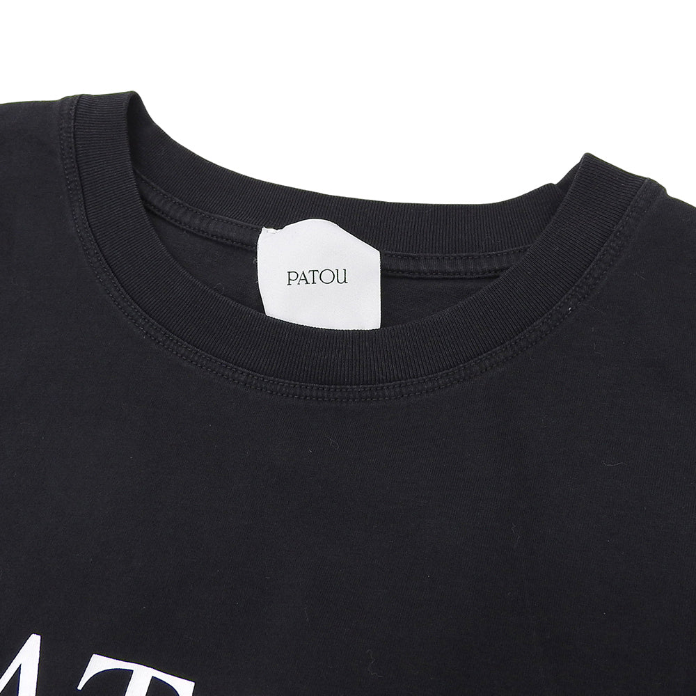 PATOU Patou Logo 印花纯棉 T 恤 女士 黑色 XS ES-JE029-99-6 上衣