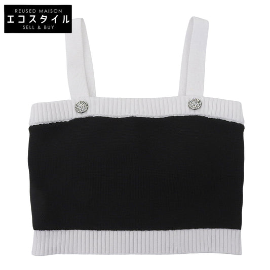 sheller 谢勒 美品 bijou button knit bustier 上衣 女装 黑色 白色 F SL191040520 上衣