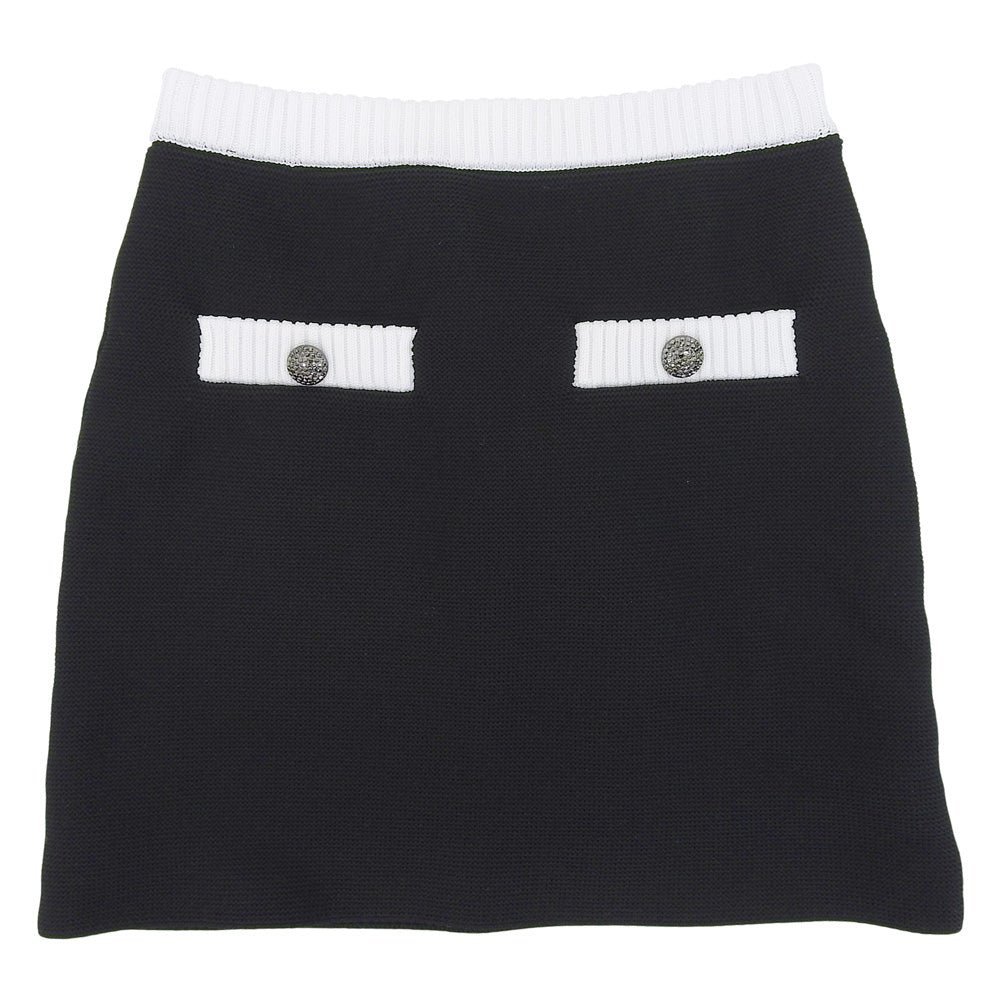sheller シェリエ 美品 bijou button knit skirt 半身裙 女士 黑色 F SL191040521 半身裙