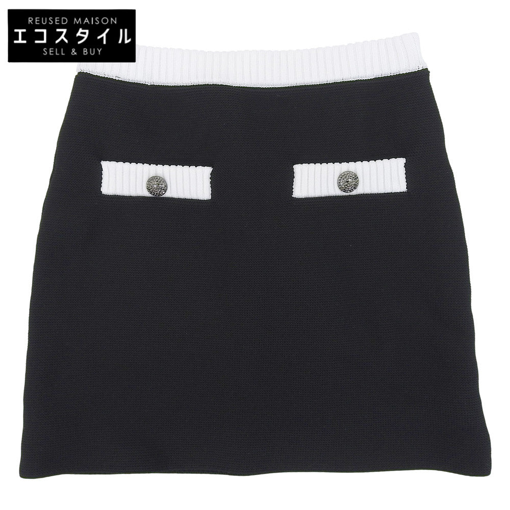 sheller シェリエ 美品 bijou button knit skirt 半身裙 女士 黑色 F SL191040521 半身裙