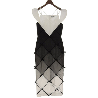 RoseedeMatin Lace Dress Women's S White Black Dress