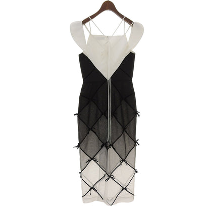 RoseedeMatin Lace Dress Women's S White Black Dress