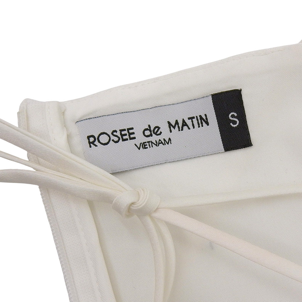 RoseedeMatin Lace Dress Women's S White Black Dress