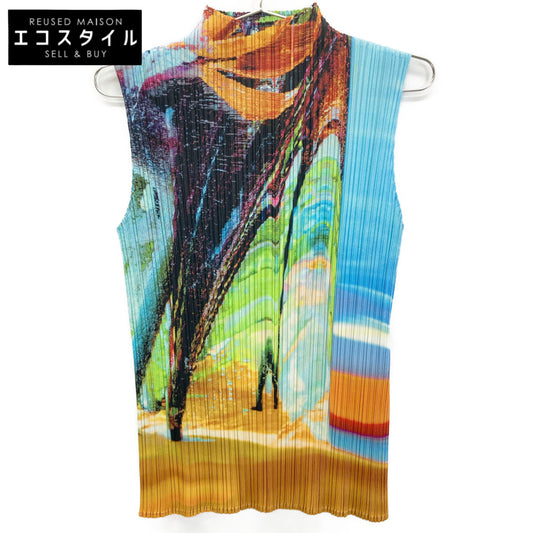 PLEATS PLEASE Brand New Condition 23AW PP33-JK671 TROPICAL WINTER Sleeveless Top