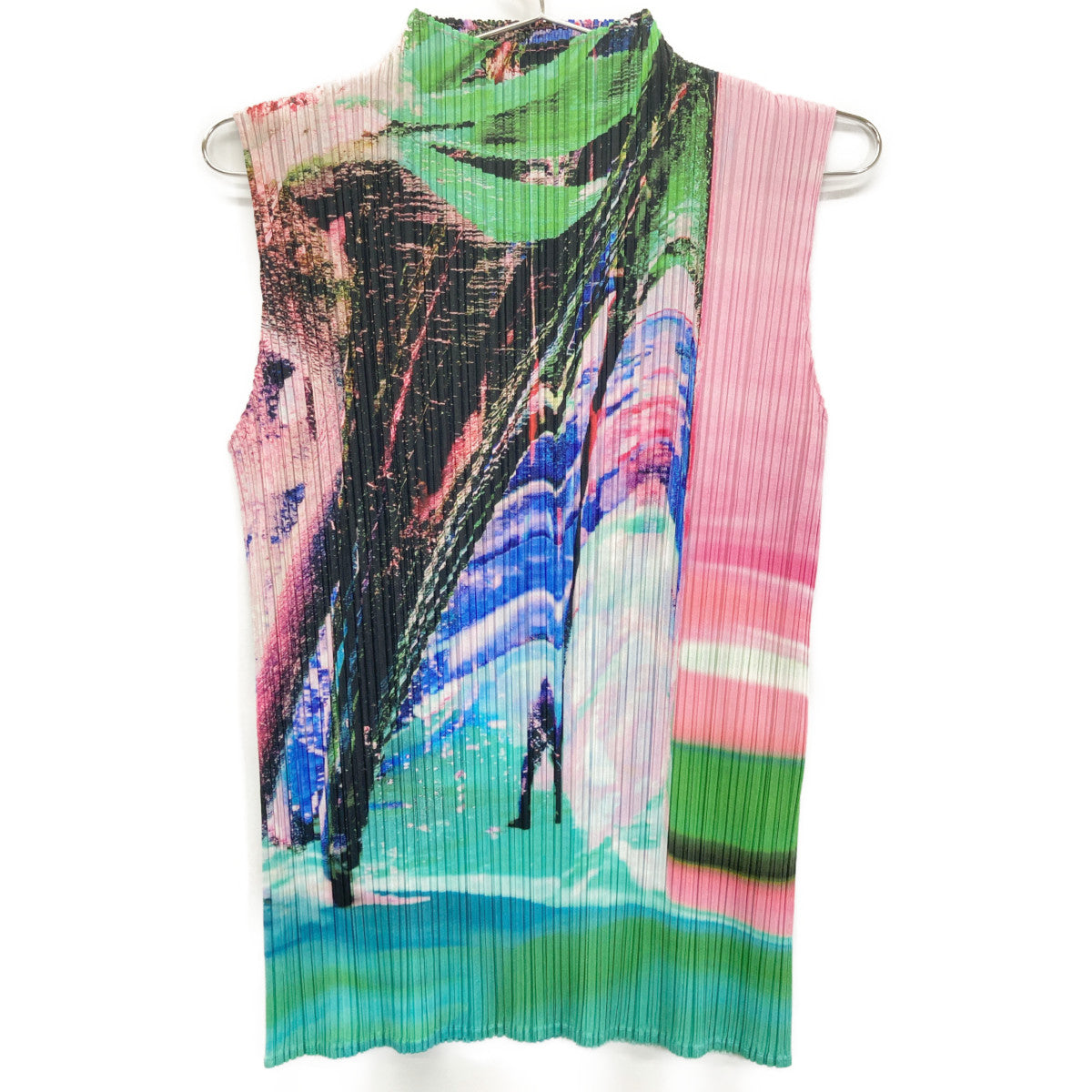 PLEATS PLEASE 三宅一生 褶皱之冬 23AW PP33-JK671 粉色 TROPICAL WINTER 无袖上衣