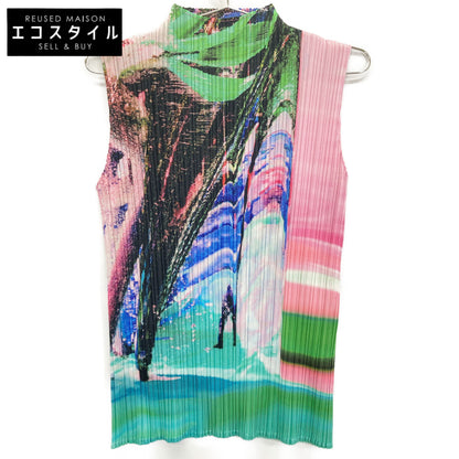 PLEATS PLEASE 三宅一生 褶皱之冬 23AW PP33-JK671 粉色 TROPICAL WINTER 无袖上衣