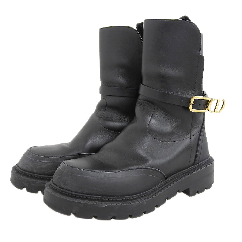 Christian Dior 克里斯汀·迪奥 EMPREINTE BOOT 女士黑色靴子 36 1/2 SI 0822 鞋子