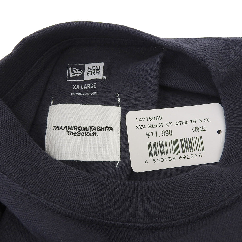 Unused Cotton Regular Fit T-Shirt Top Men's Navy XXL 24SS Tops XXL Men's
