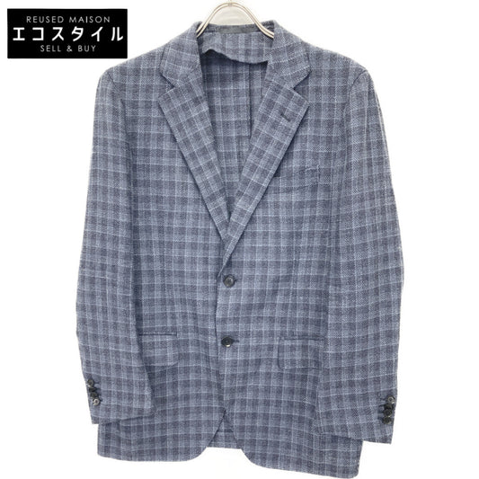 TOMORROWLAND PILGRIM [Mint Condition] 61-07-21-07103 Wool Silk Linen Basketweave Single 2B Tailored Jacket 46 Men's