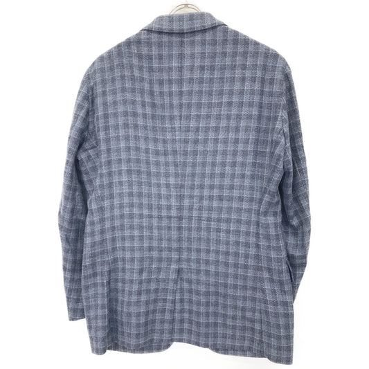 TOMORROWLAND PILGRIM [Mint Condition] 61-07-21-07103 Wool Silk Linen Basketweave Single 2B Tailored Jacket 46 Men's