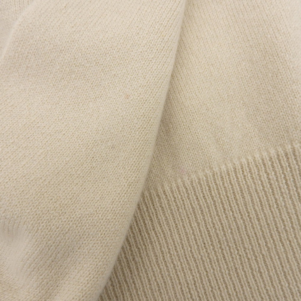 TOYOBOSHI Toyoboshi Like New Itoi ASAYO 100% Cashmere V-Neck Sweater Knit Women's Pale Beige 1 10IT-BC0001 Tops