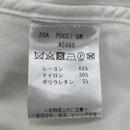 giab's ARCHIVIO ジャブスアルキヴィオ ホワイト PUCCI レーヨン混 ジップアップパーカー トップス