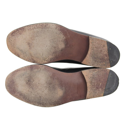 Cole Haan コールハーン Bragano レザー スリッポン シューズ メンズ ブラック 7 1/2 シューズ 7.5