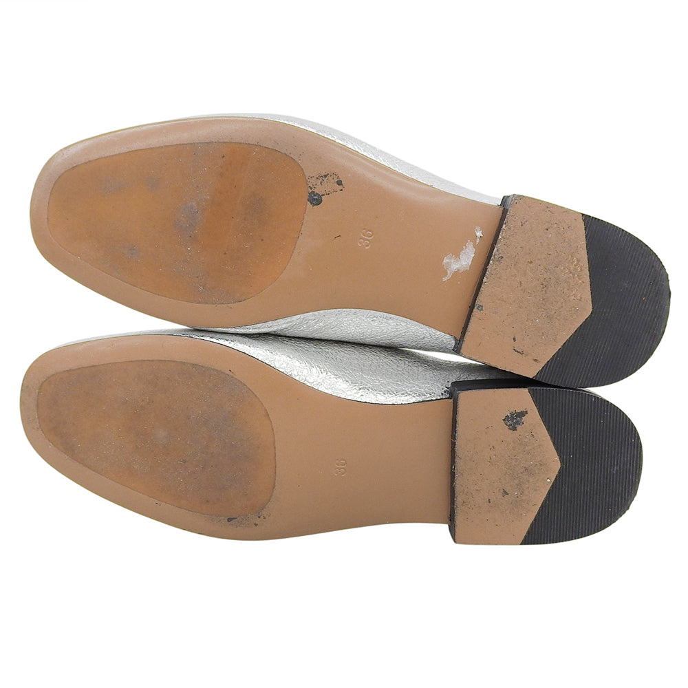 GALERIE VIE ギャルリーヴィー LAUREL カバードスリッポン シューズ レディース シルバー 36 シューズ 36