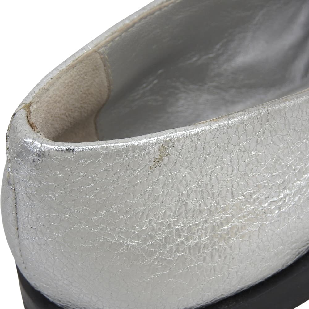 GALERIE VIE ギャルリーヴィー LAUREL カバードスリッポン シューズ レディース シルバー 36 シューズ 36