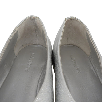 GALERIE VIE ギャルリーヴィー LAUREL カバードスリッポン シューズ レディース シルバー 36 シューズ 36