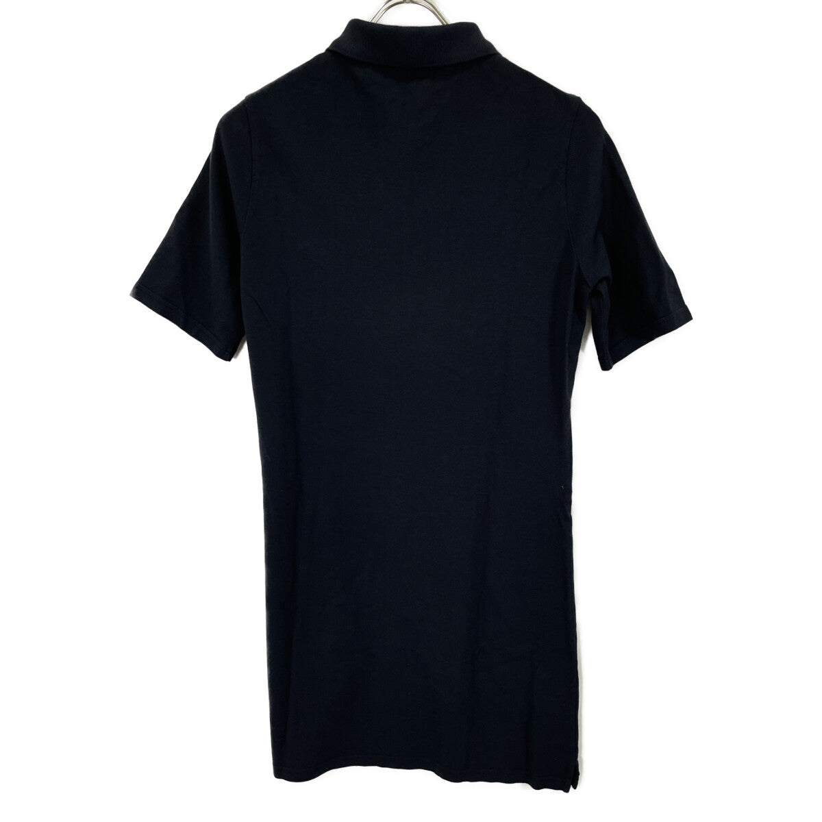 PRADA 23 Navy Triangle Logo Dress