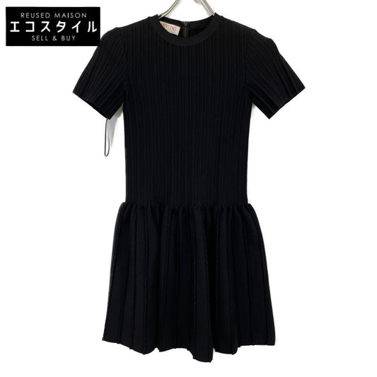 VALENTINO ヴァレンティノ 24年製 5B3KD12W8R6 ブラック ワンピース ワンピース
