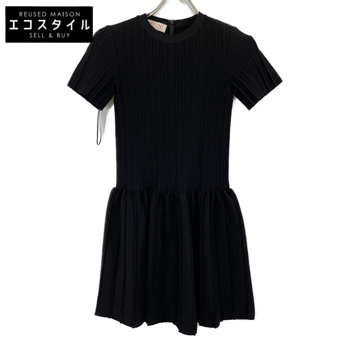 VALENTINO VALENTINO 24SS 5B3KD12W8R6 Black Dress Dress