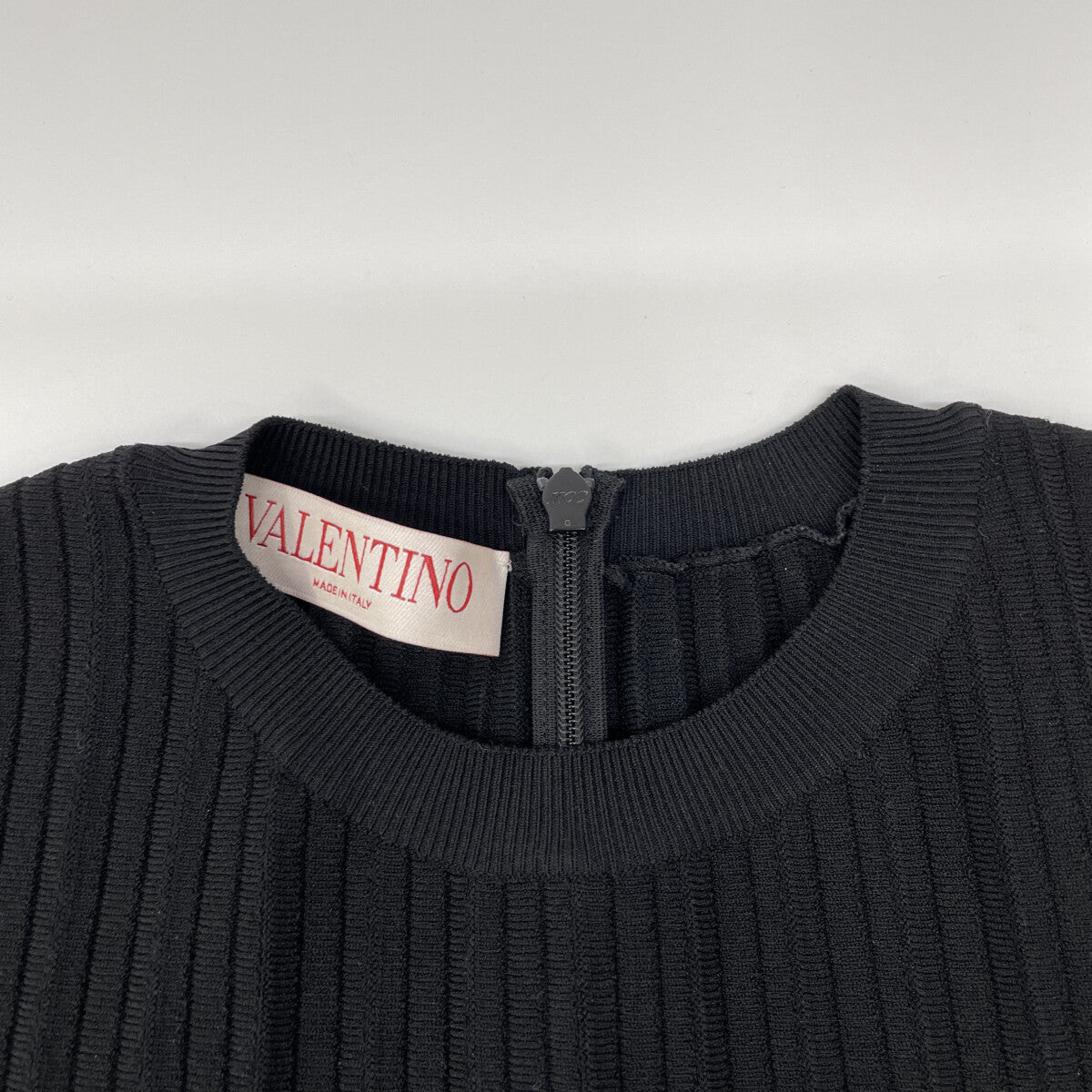 VALENTINO ヴァレンティノ 24年製 5B3KD12W8R6 ブラック ワンピース ワンピース