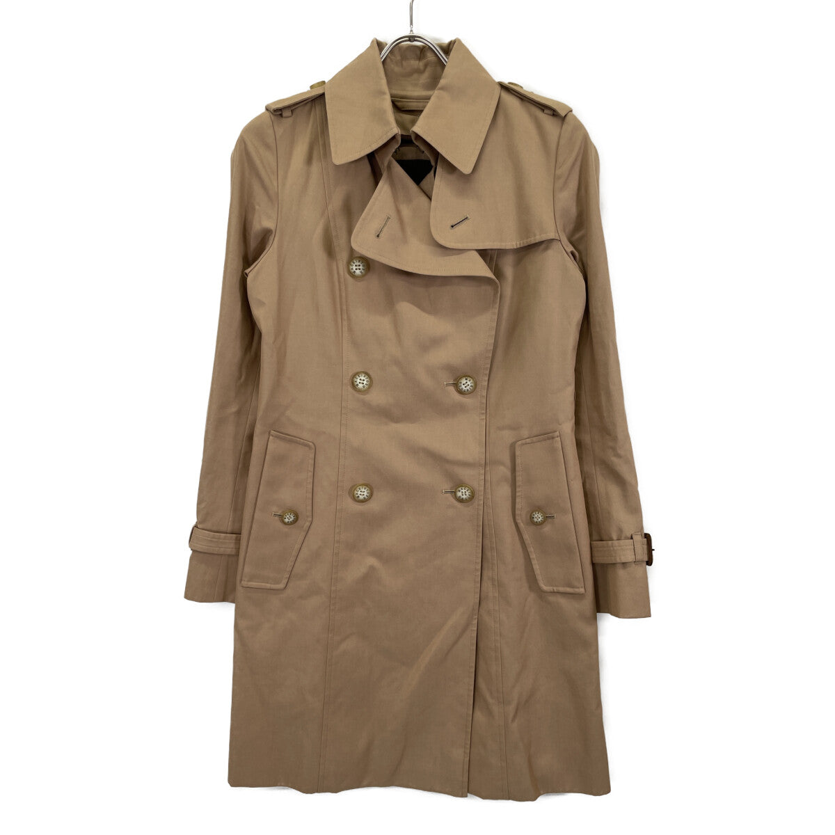 MACKINTOSH LONDON 马金托什伦敦 G5A14-310-44 米色 格纹 带内衬 风衣 外套 36 女士