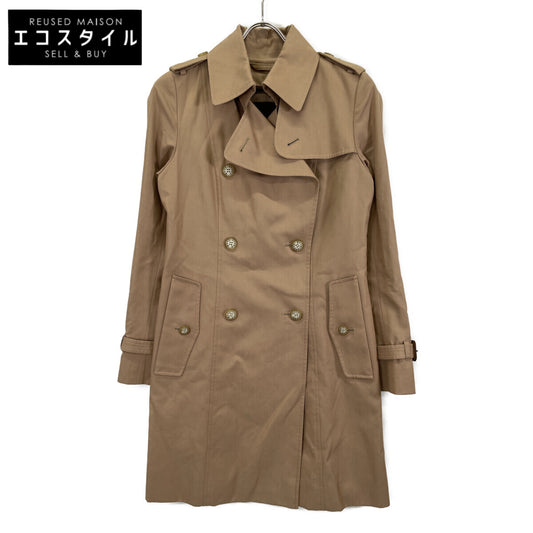 MACKINTOSH LONDON G5A14-310-44 Beige Check Trench Coat with Liner 36 Women's