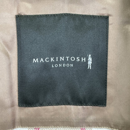 MACKINTOSH LONDON 马金托什伦敦 G5A14-310-44 米色 格纹 带内衬 风衣 外套 36 女士
