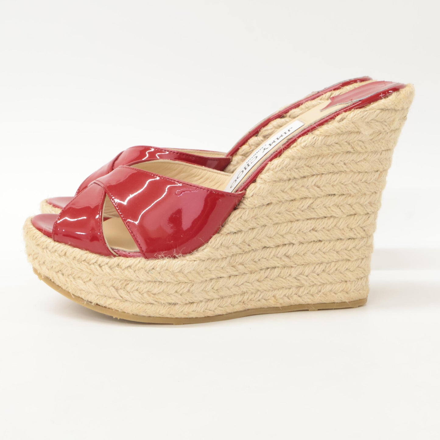 JIMMY CHOO 【New condition】Patent Wedge Sole Shoes